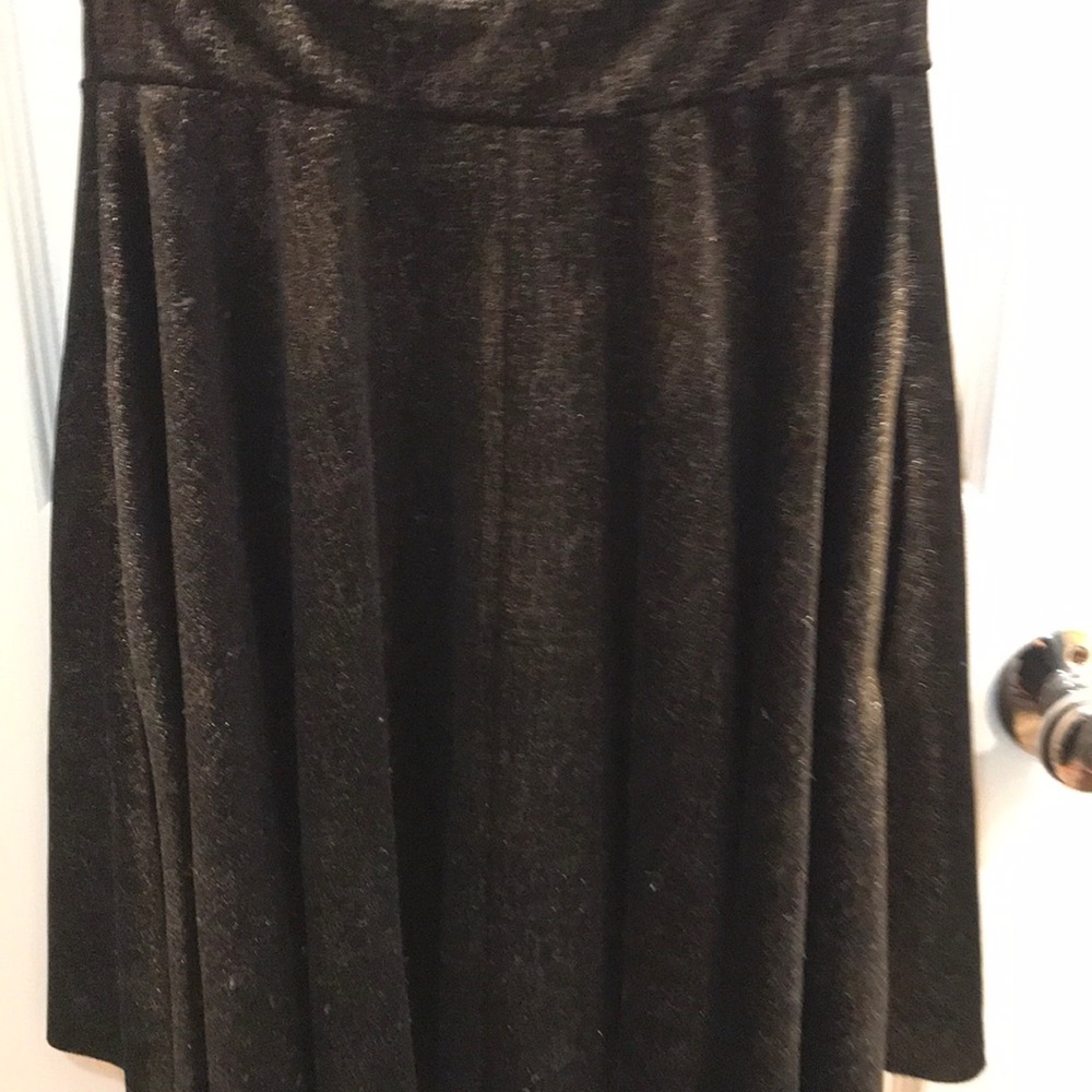 🌷NEW🌷 Free People Gold Black Sparkle Dress - Picture 7 of 10